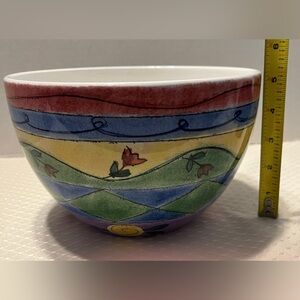 Sue Zipkin The Sweet Shoppe by Sango Medium Ceramic Nesting Mixing Bowl